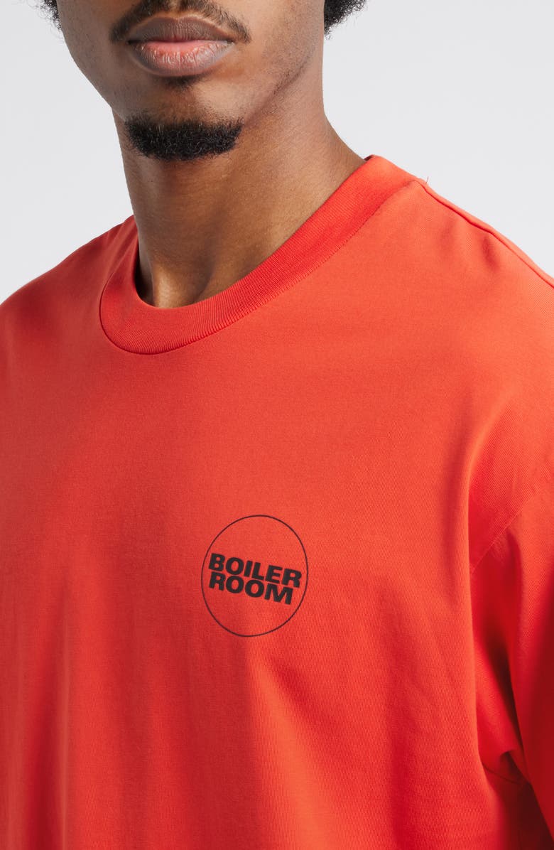 BOILER ROOM Core Logo Graphic T-Shirt, Alternate, color, Red