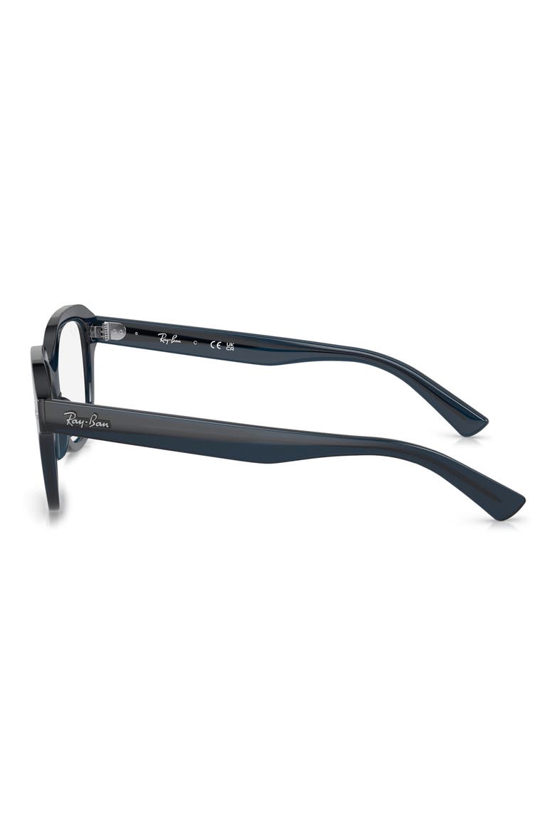 49mm Erik Square Optical Glasses, Alternate, color, DARK BLUE