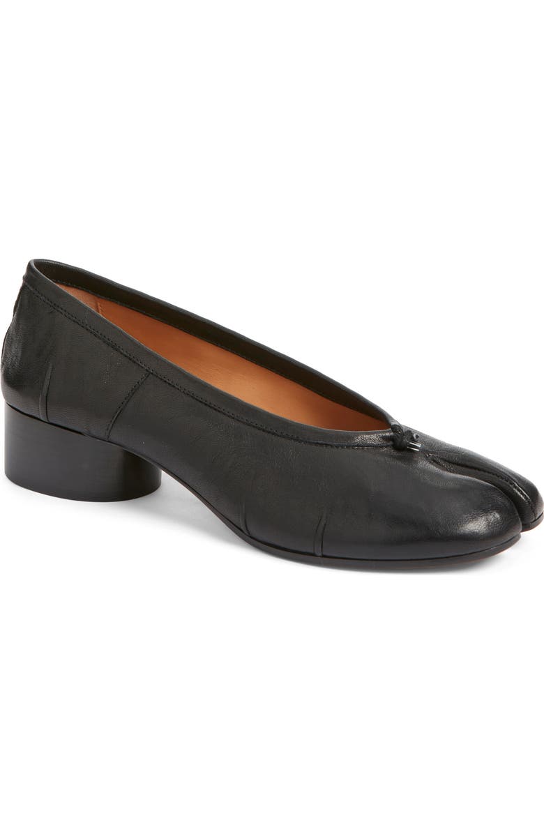 Maison Margiela Tabi Ballerina Pump, Main, color, Black