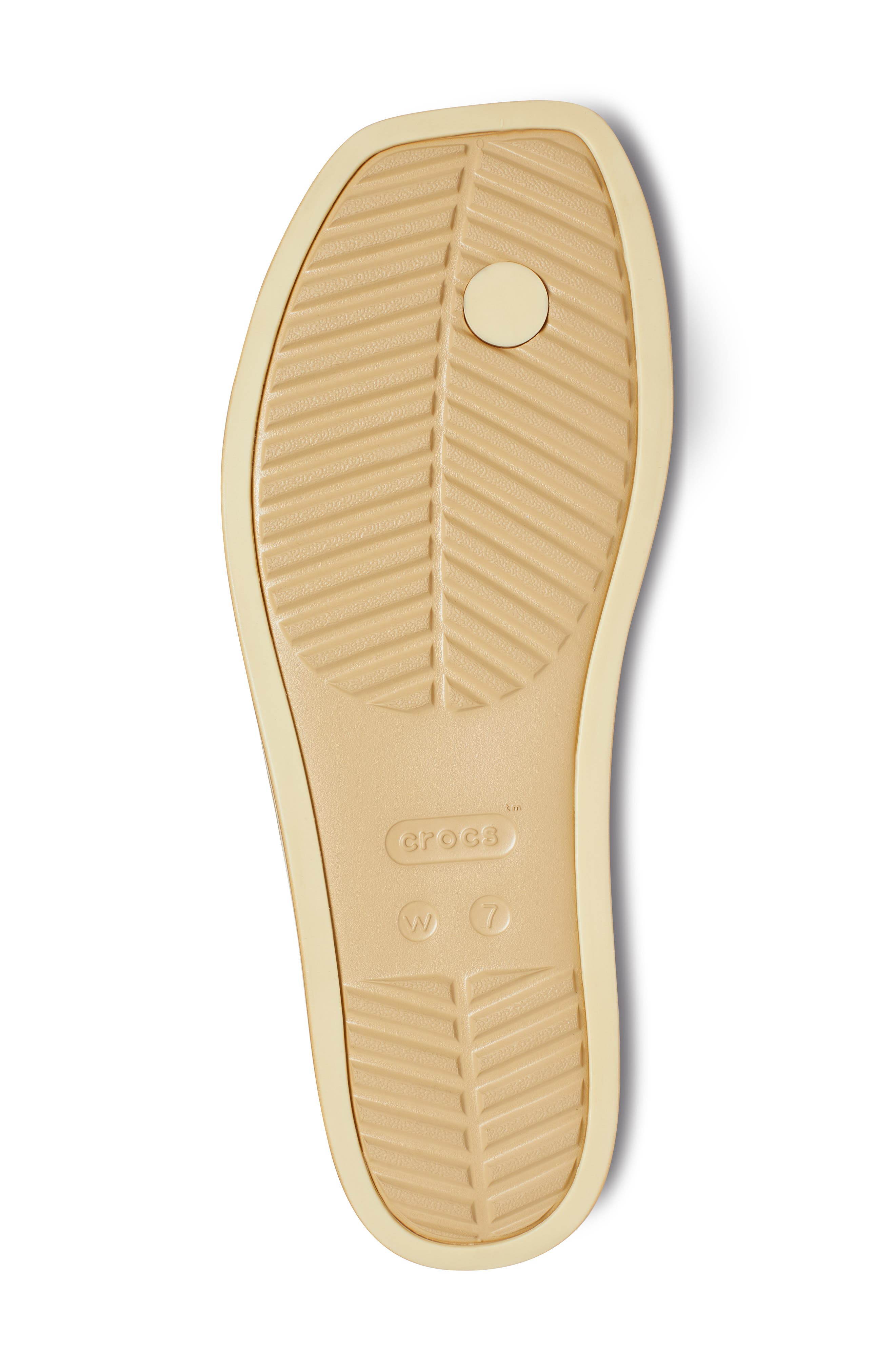 CROCS Miami Metallic Toe Loop Sandal, Alternate, color, Gold