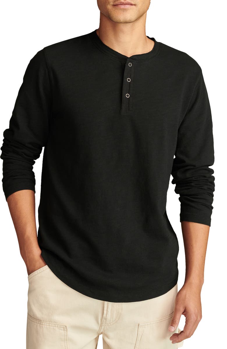Lucky Brand Weekend Slub Henley, Main, color, 