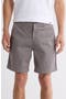Stretch Cotton Sateen Chino Shorts