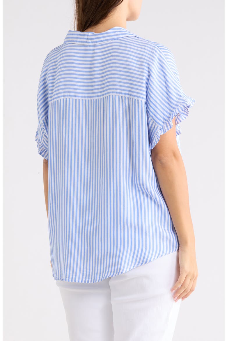 Evony Stripe Top, Alternate, color, BLUE ICE