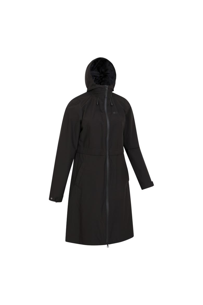 Hilltop Extra Long Waterproof Jacket, Alternate, color, Black