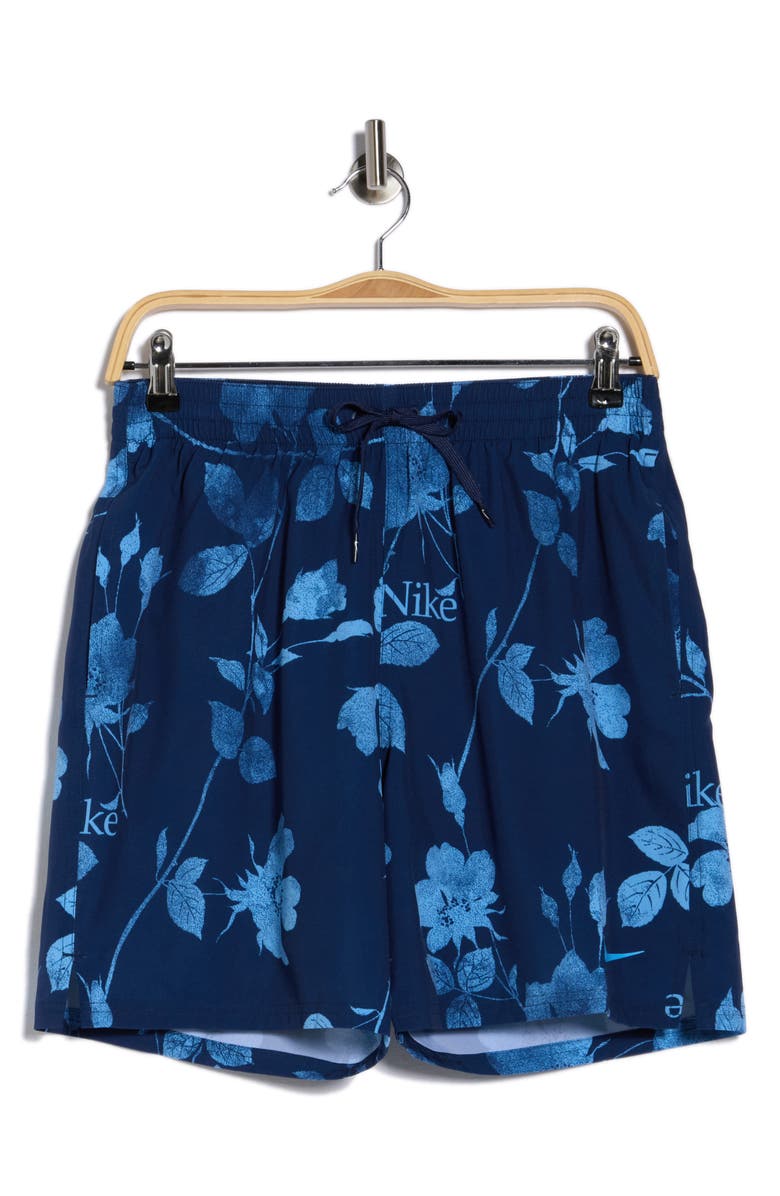Nike Floral Swim Trunks, Main, color,