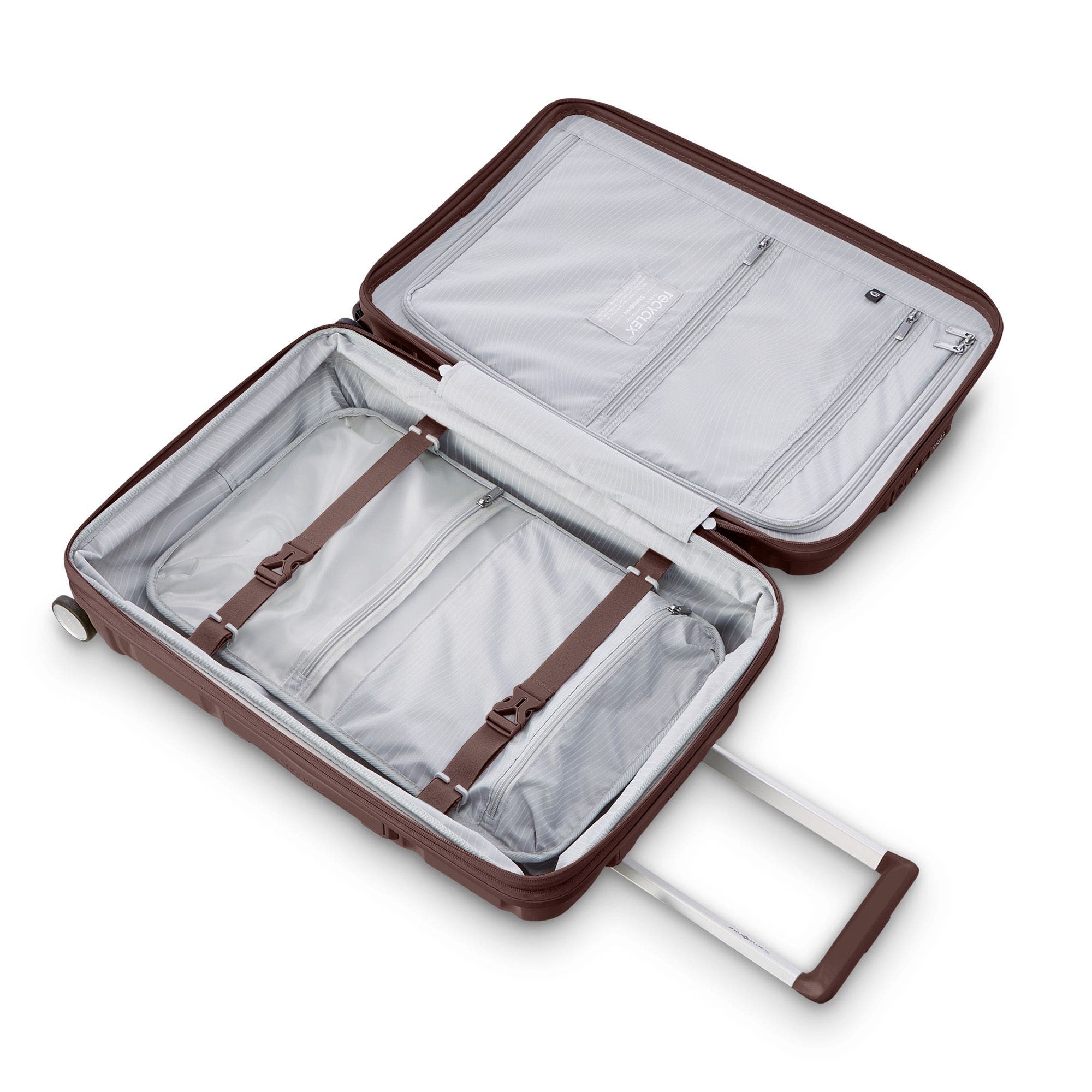 Samsonite Outline Pro Carry-On Spinner, Alternate, color, Cocoa Chocolate Mauve