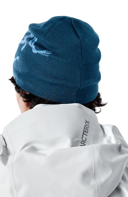 Arc'teryx Bird Head Merino Wool Blend Beanie In Blue