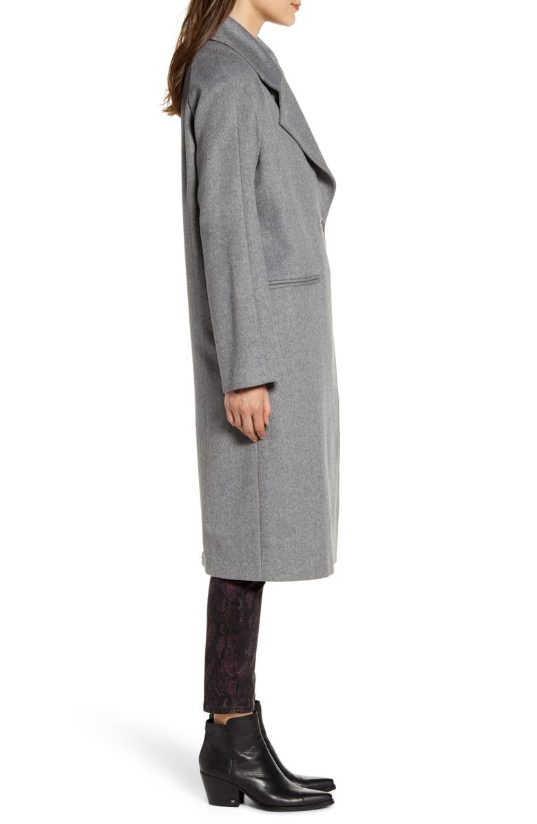 Avec Les Filles Double Face Wool Blend Coat, Alternate, color,