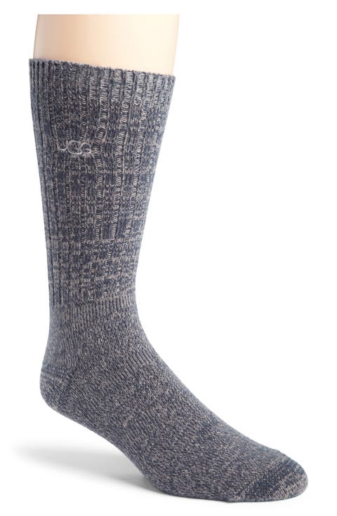 Trey Rib Crew Socks