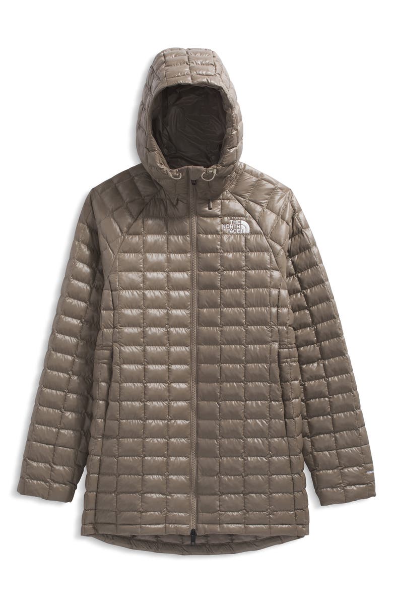 The North Face Thermoball Hooded Parka, Alternate, color, Mocha Brown