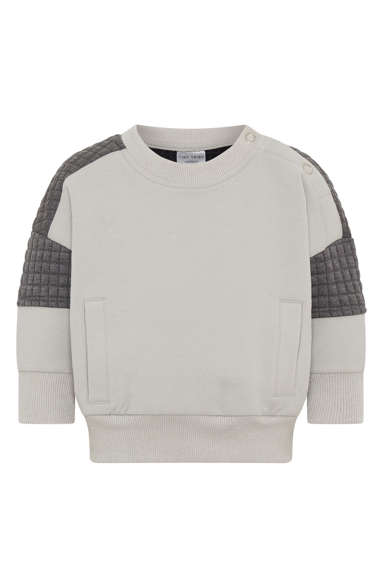 TINY TRIBE Segment Mixed Media Sweatshirt