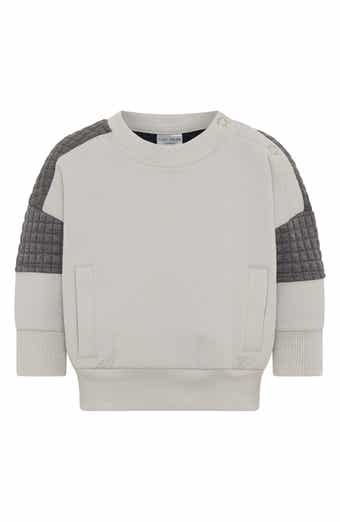 Segment Mixed Media Sweatshirt