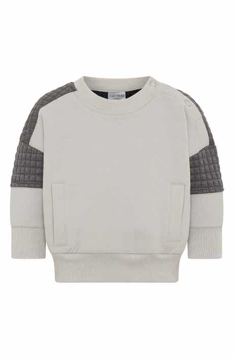 TINY TRIBE Segment Mixed Media Sweatshirt