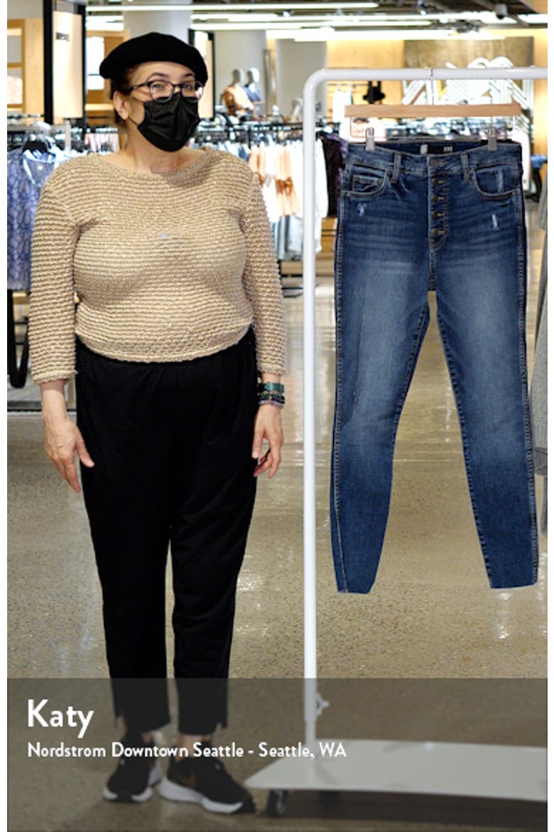 Donna Fab Ab Button Fly High Waist Ankle Skinny Jeans video