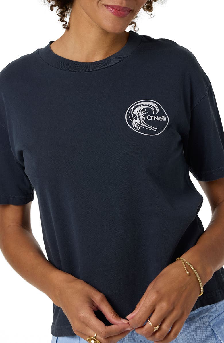 O'Neill Salty Circle Cotton Graphic T-Shirt, Alternate, color,
