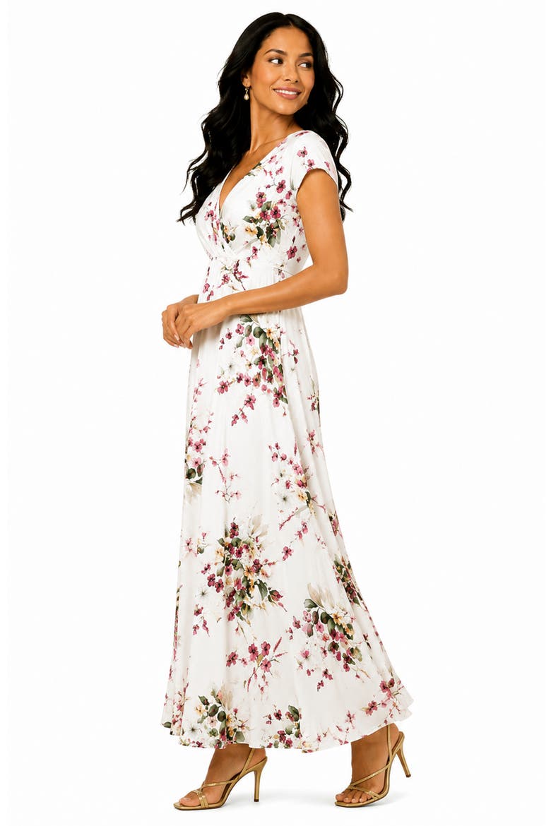 Sophia Maxi Dress Petite, Alternate, color, Petal Pink Floral