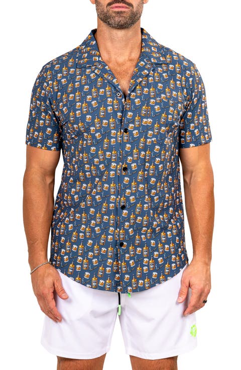 Marthy Black Camp Shirt