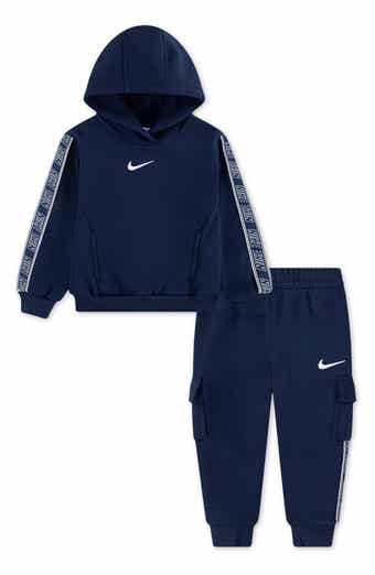 Kids' Logo Taping Hoodie & Cargo Joggers Set