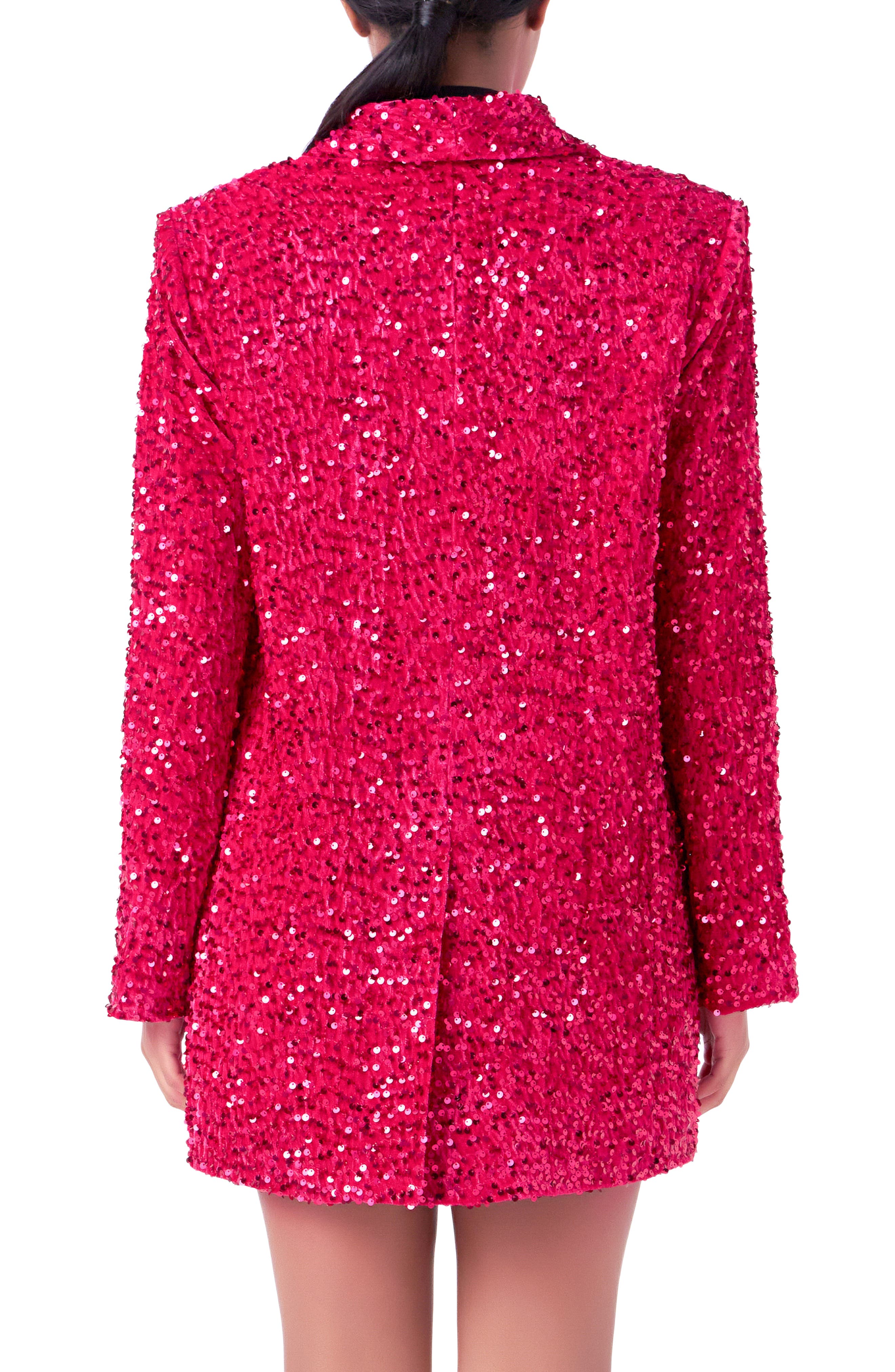 Sequins Velvet Blazer - image 2