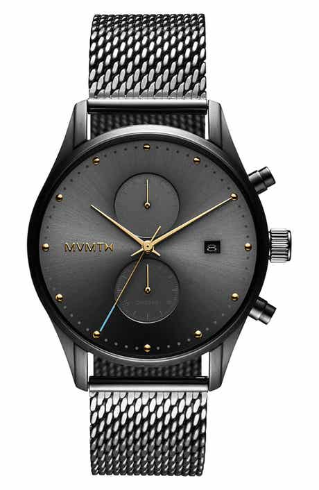 MVMT Voyager Quartz Mesh Bracelet Watch, 42mm