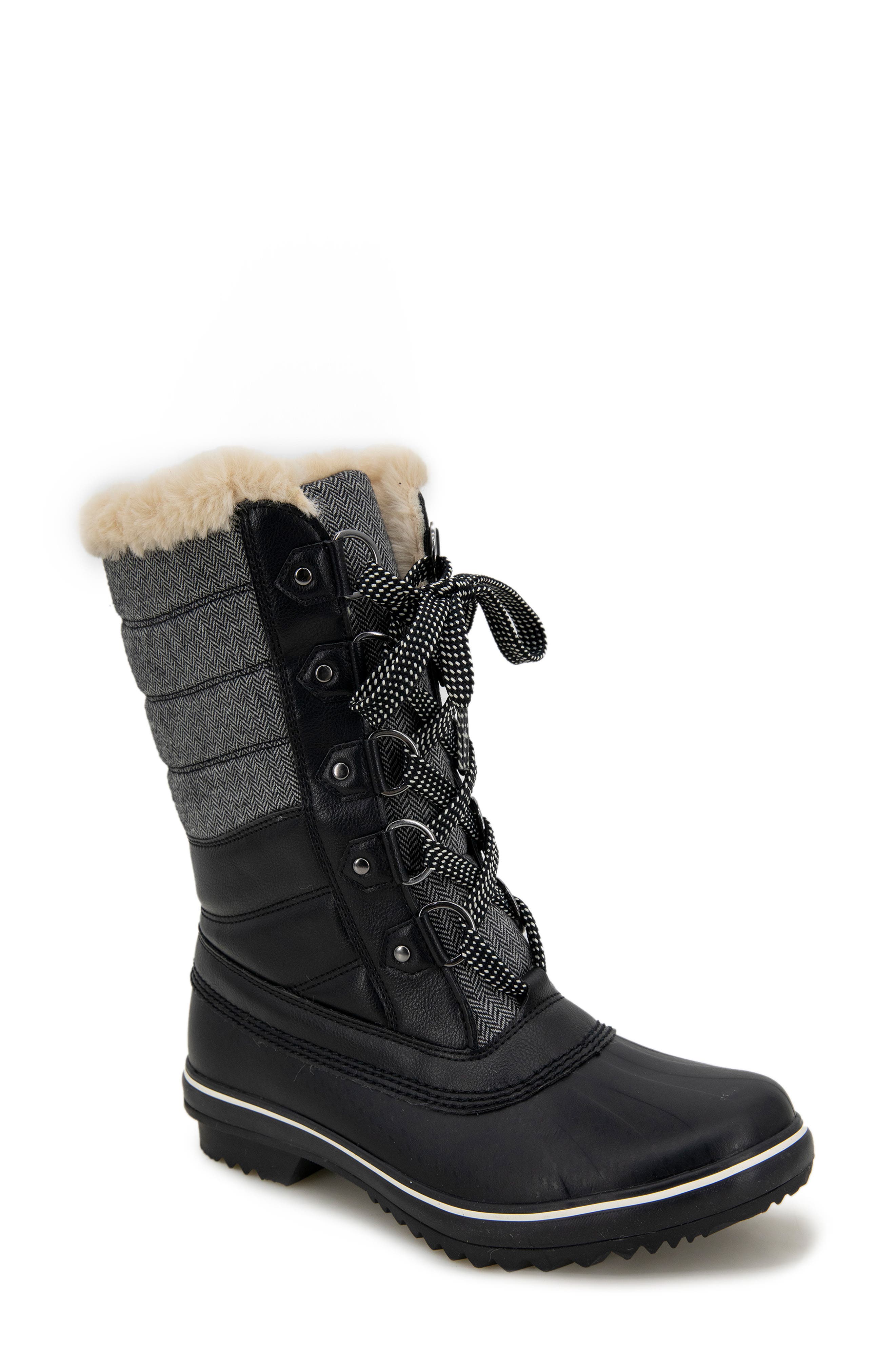 JBU Siberia Waterproof Faux Fur Lined Boot, Main, color, 