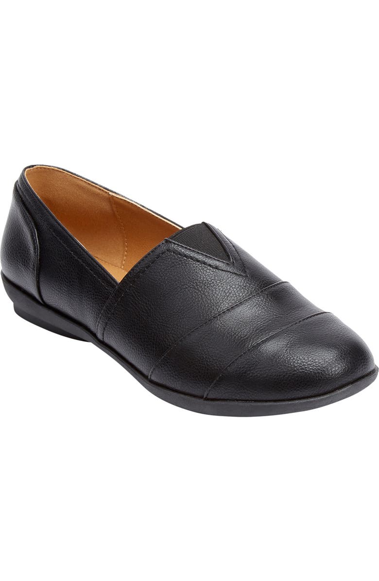 Comfortview The Amelia Flat, Main, color, Black