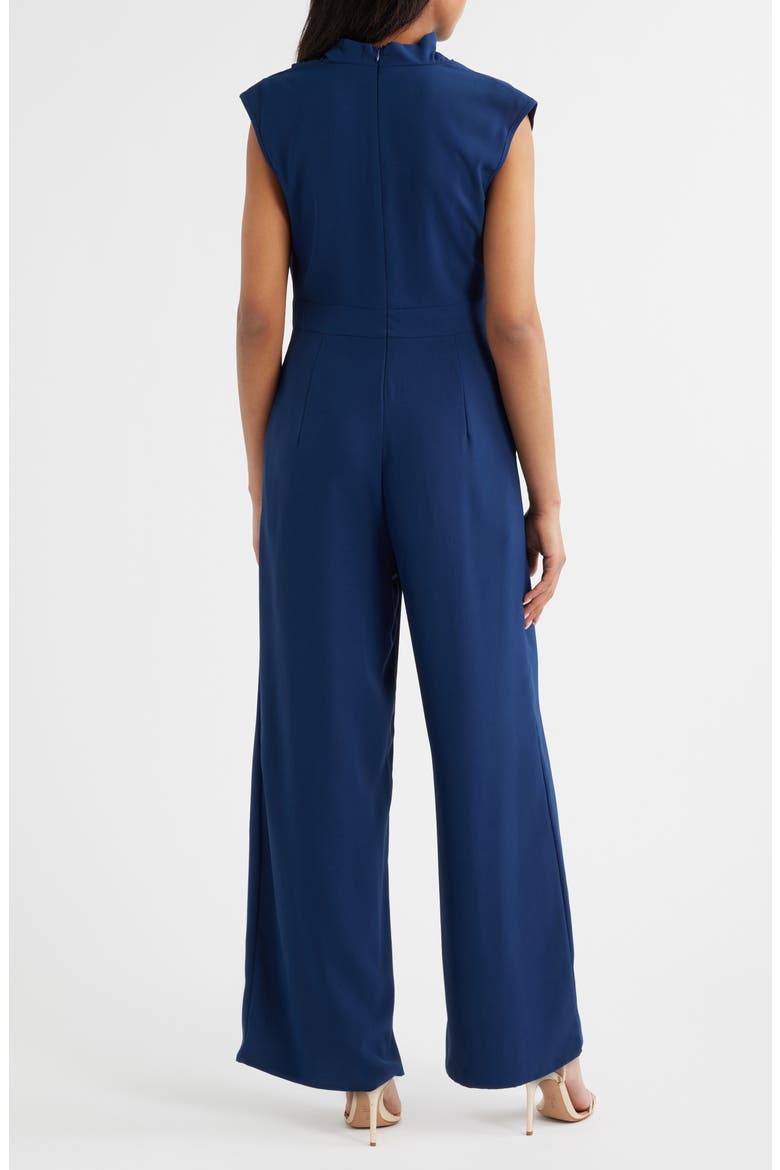 Lilou Wide Leg Jumpsuit, Alternate, color, BLUE