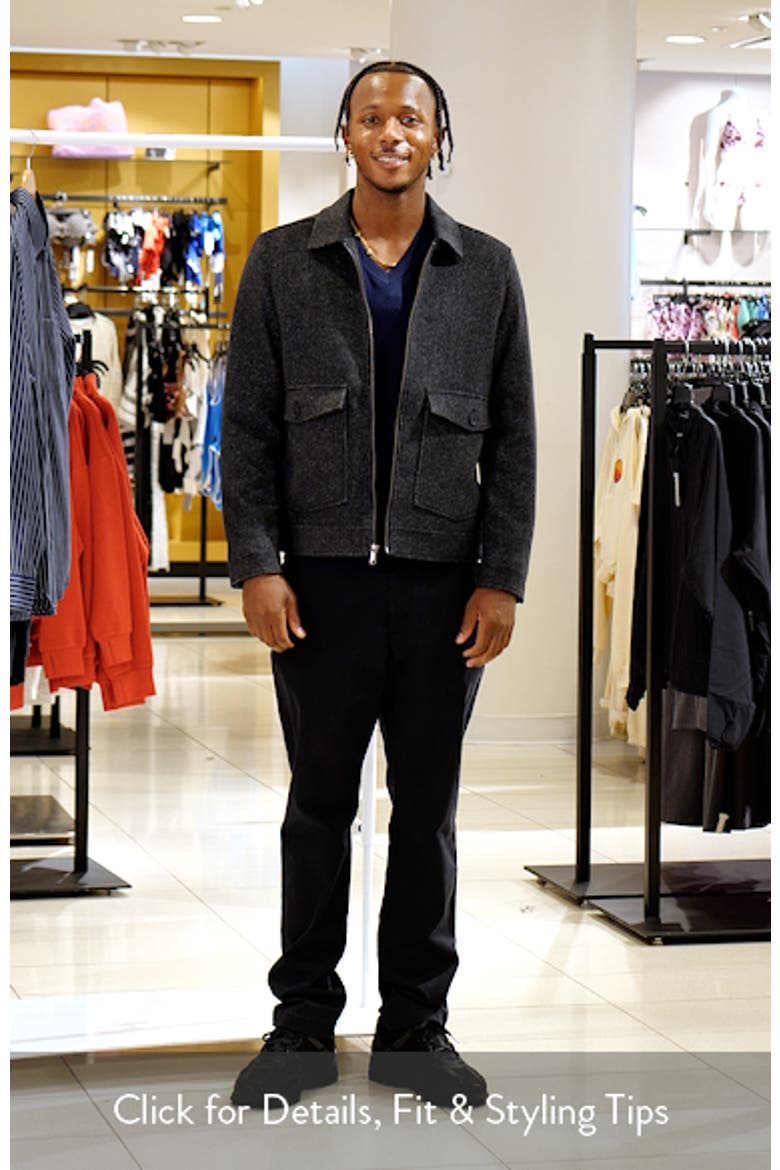 Wool Blend Zip Front Jacket video