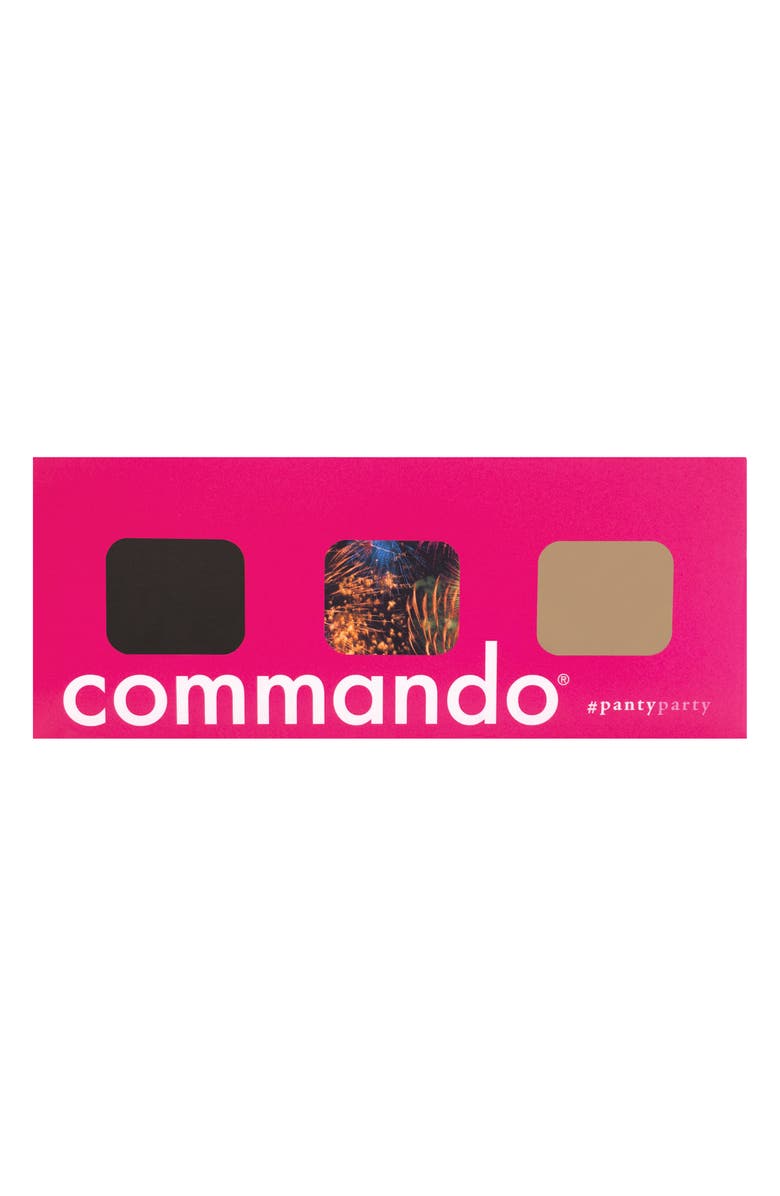 Commando Panty Party - Microfiber 3-Pack Thongs, Main, color, 