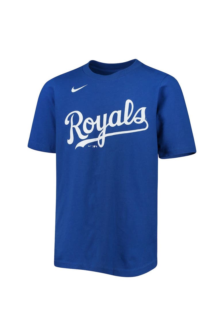 Youth Nike Andrew Benintendi Royal Kansas City Royals Player Name & Number T-Shirt, Alternate, color, Royal