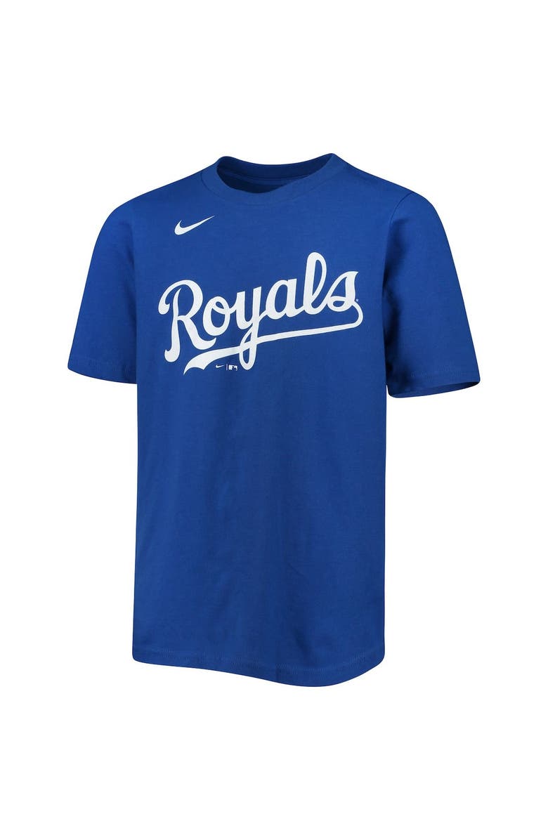Nike Youth Nike Andrew Benintendi Royal Kansas City Royals Player Name & Number T-Shirt, Alternate, color, 