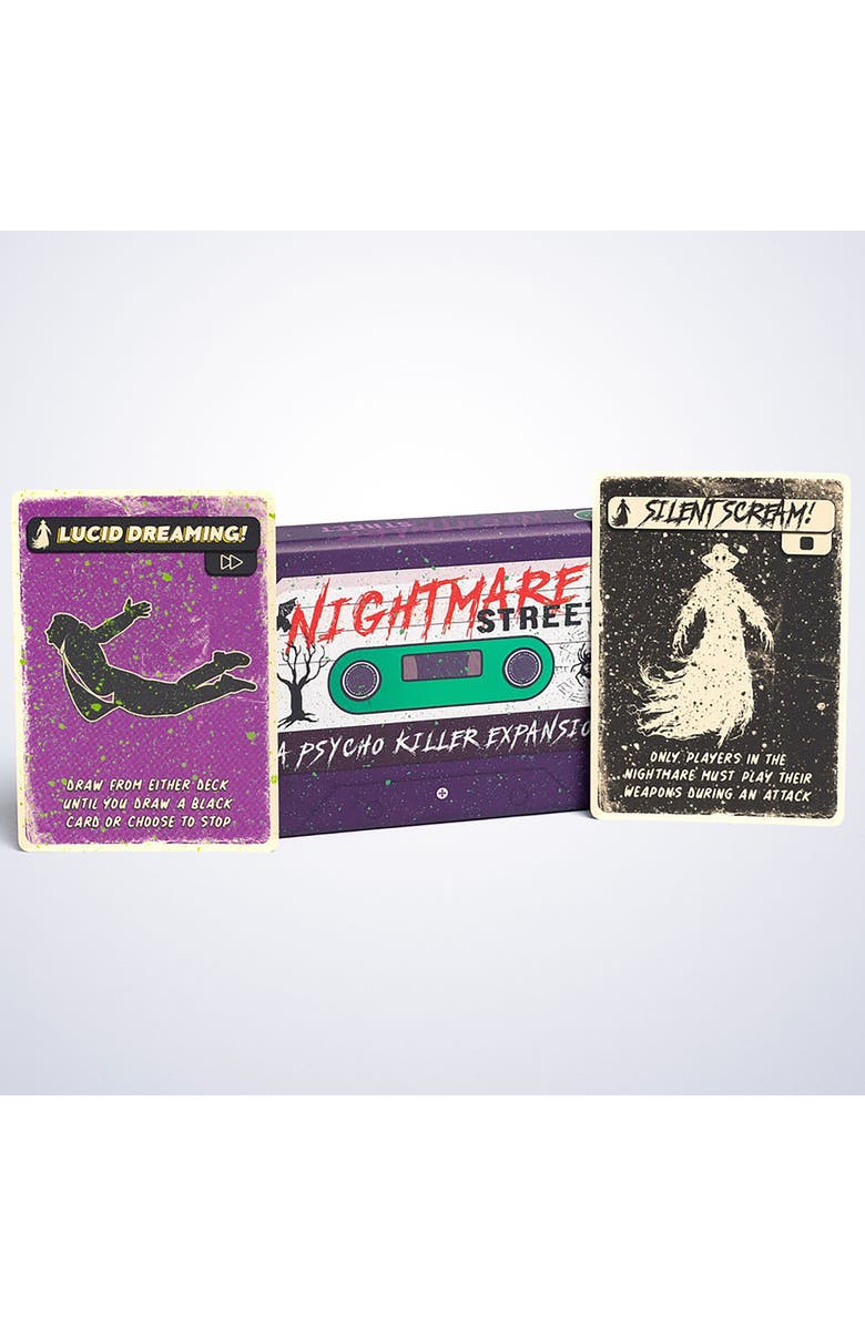 Psycho Killer Nightmare Street Expansion Party Card Game, Alternate, color, Purple