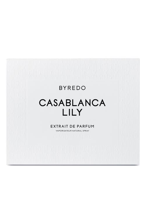 Byredo Casablanca Lily Parfum Extract In Transparent