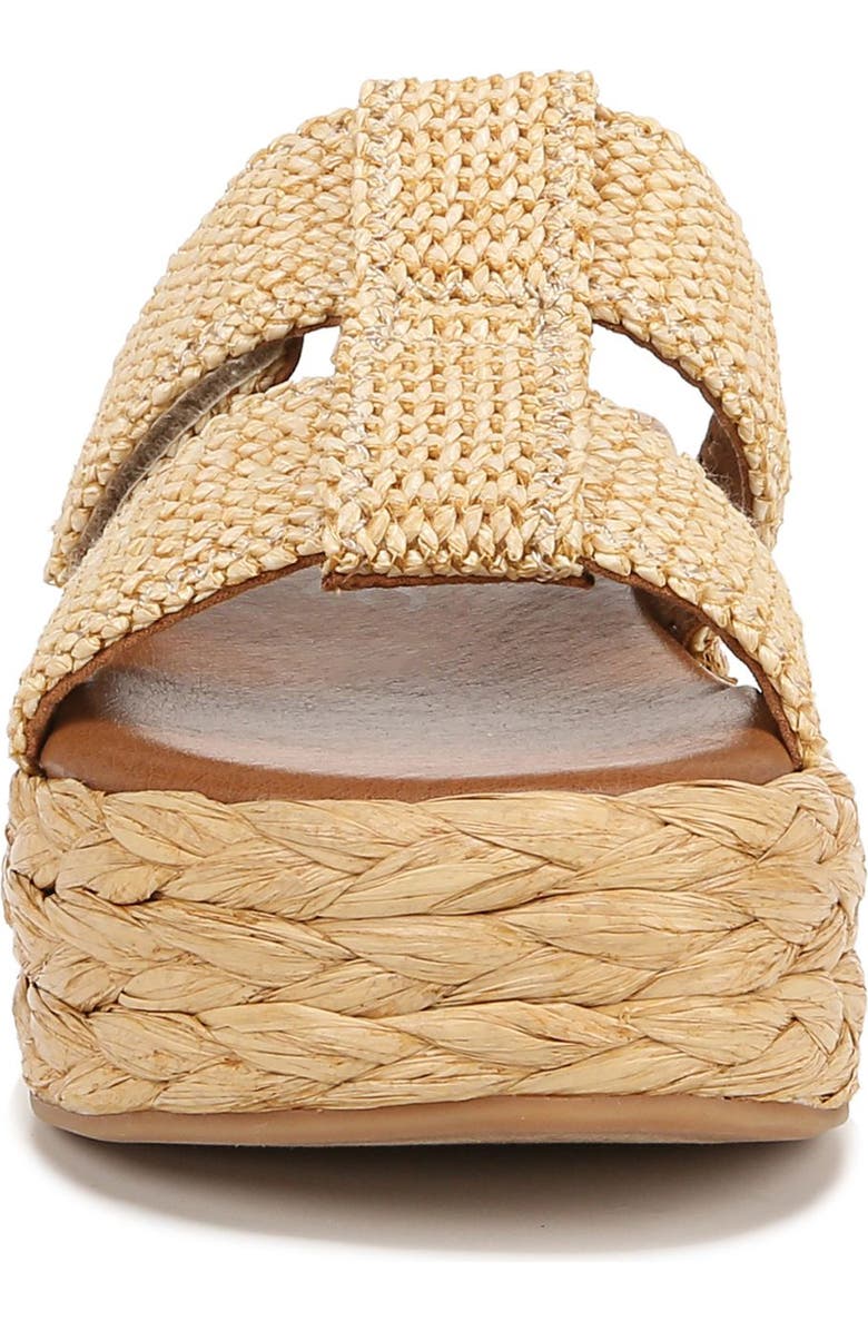 Zodiac Izzy Raffia Platform Sandal, Alternate, color, Natural Raffia