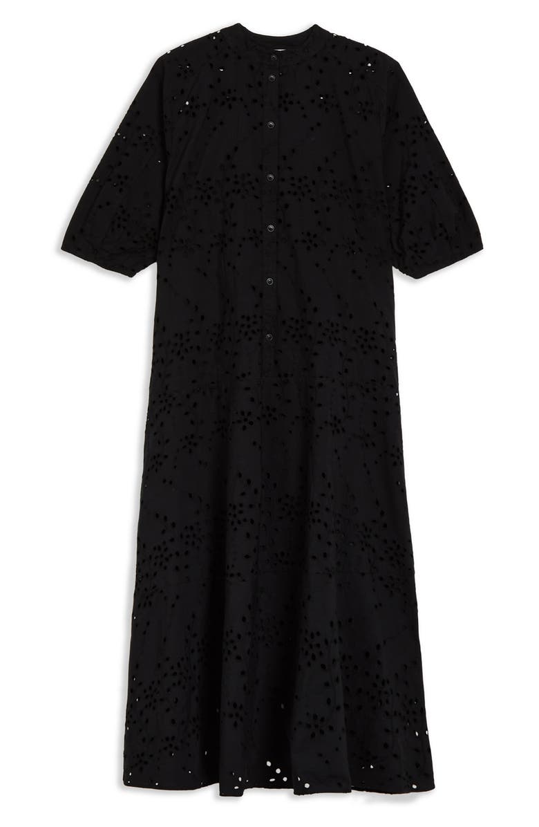 Ted Baker London Nikaia Cotton Eyelet Shirtdress, Alternate, color, 