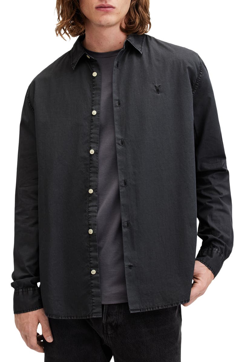 AllSaints Tahoe Button-Up Shirt, Main, color, 