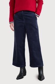 Seasalt Cornwall Asphodel Crop Wide Leg Corduroy Pants