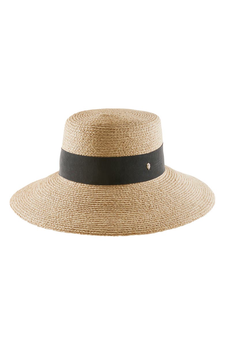 Helen Kaminski Makeda Angled Brim Raffia Hat, Alternate, color, 