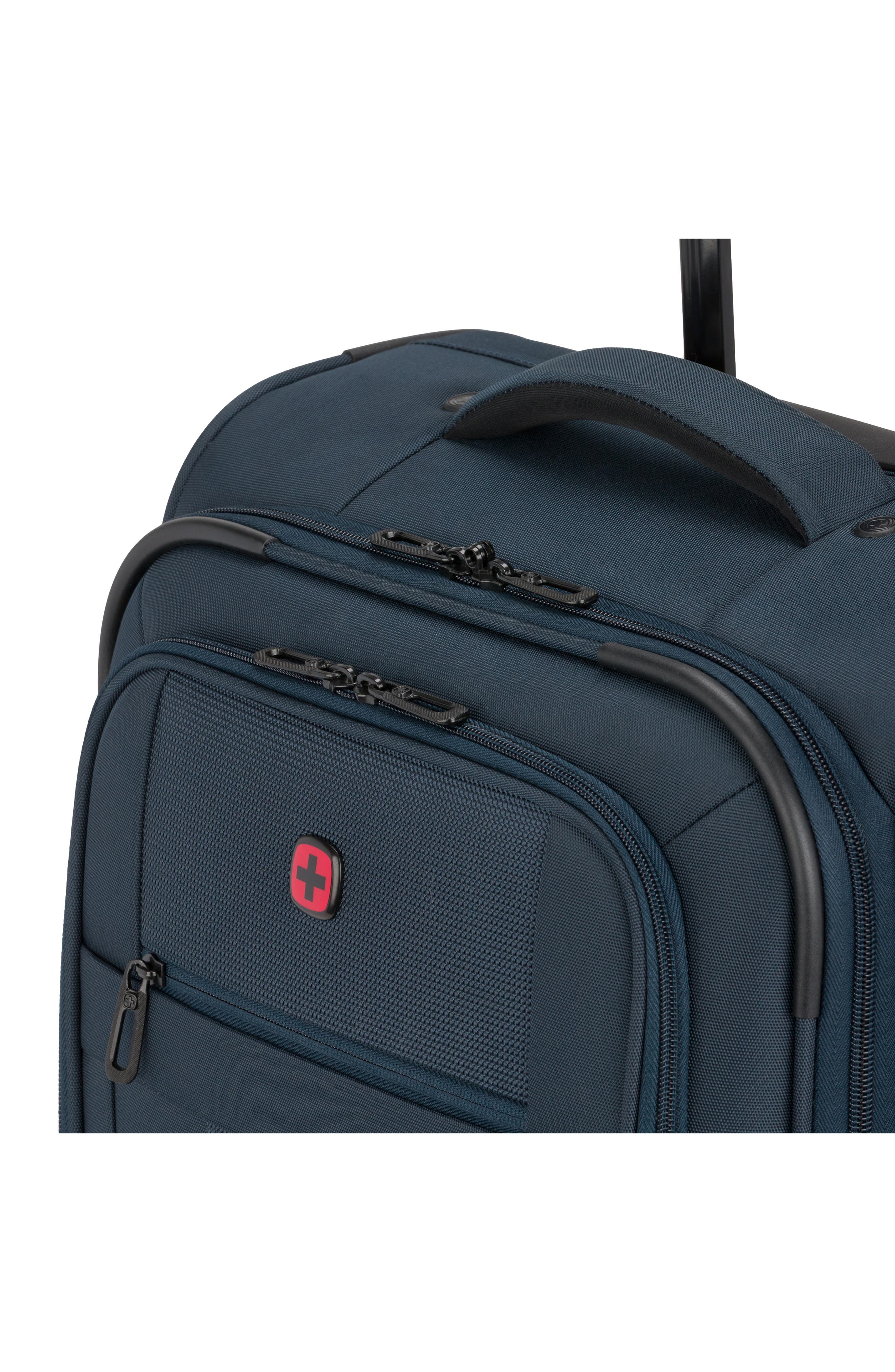 SWISSGEAR 20-Inch Softside Spinner Carry-On Luggage, Alternate, color, Navy