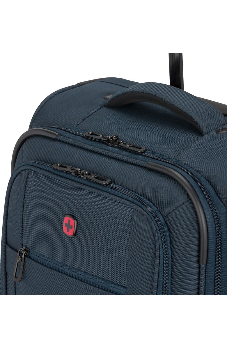 SWISSGEAR 20-Inch Softside Spinner Carry-On Luggage, Alternate, color, Navy