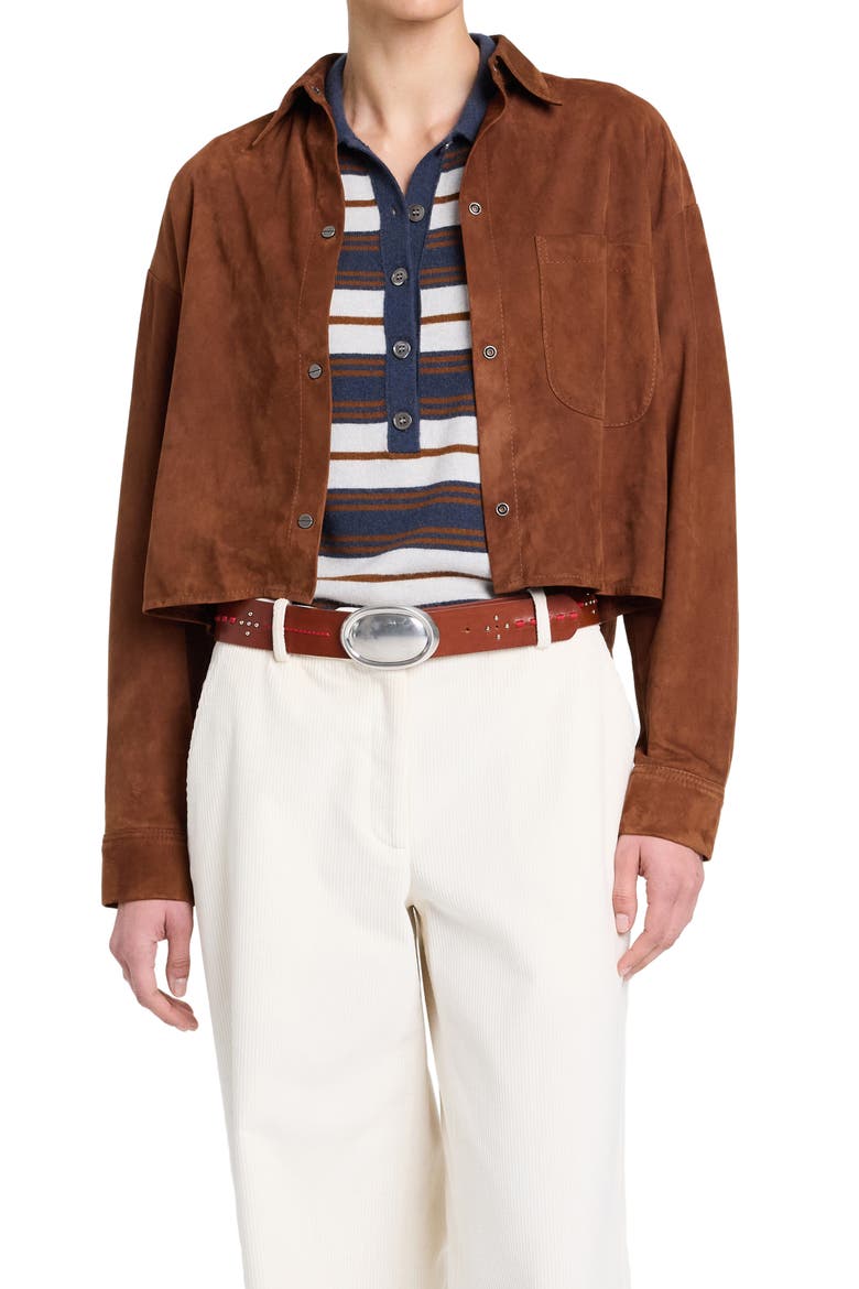 Little Big Joe Wool Blend Shirt, Main, color, CIGAR