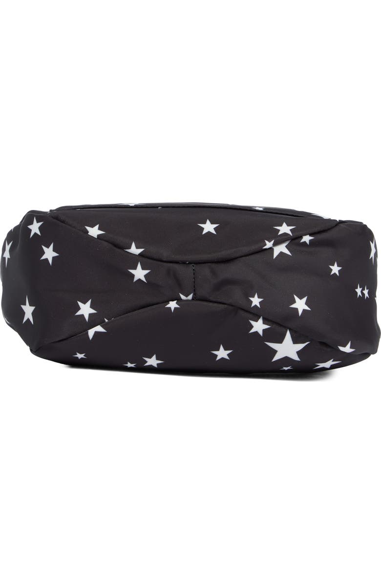 Marc Jacobs Star Print Preppy Nylon Mini Messenger Bag, Alternate, color, Black Multi
