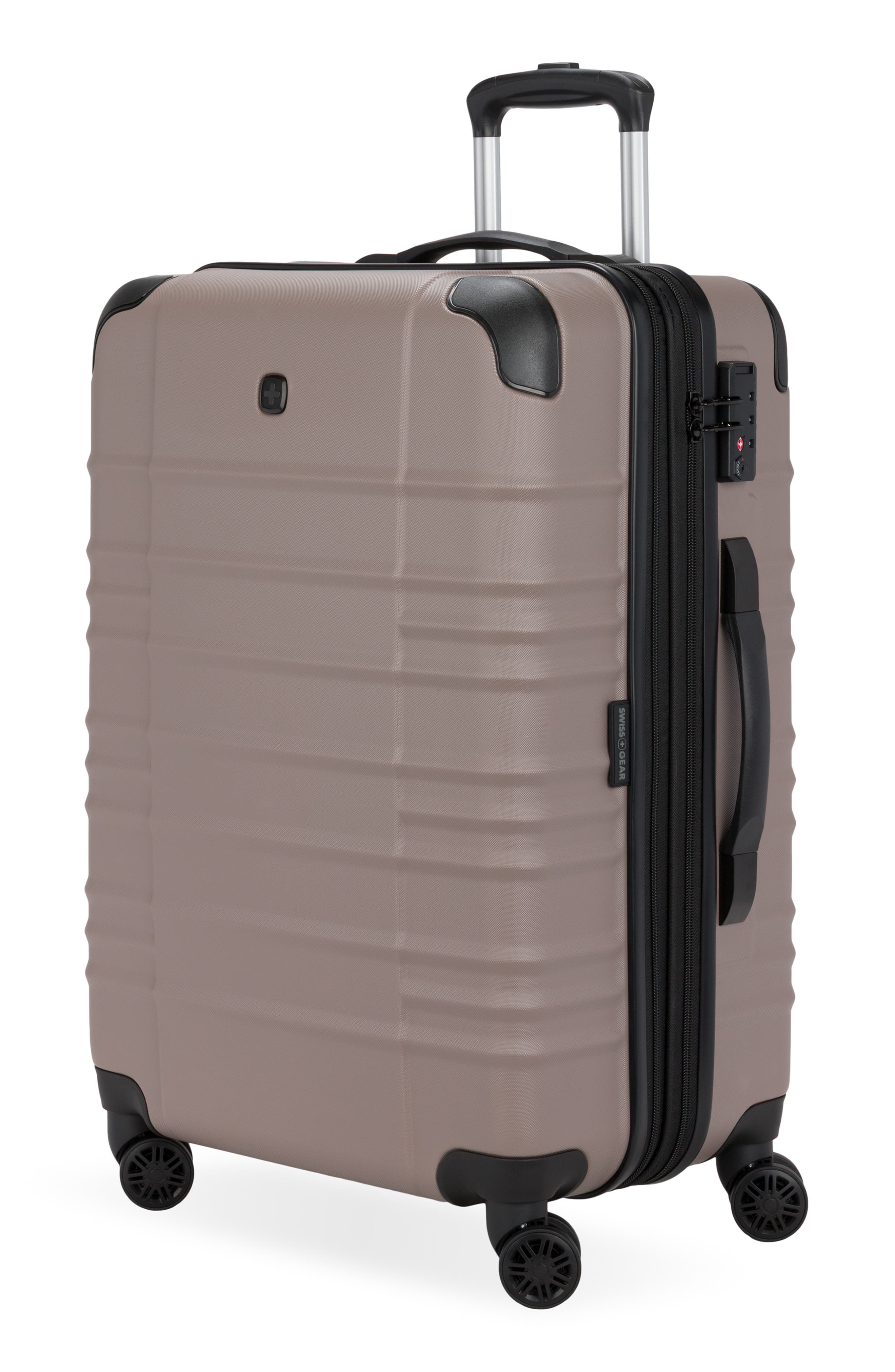 SWISSGEAR 24-Inch Hardside Spinner Luggage, Alternate, color, Cinder