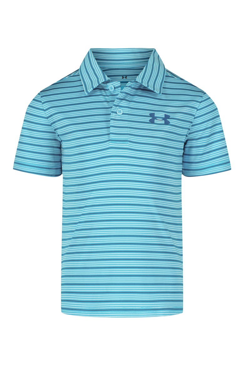 Kids' Matchplay Stripe Polo, Main, color, FRESCO BLUE