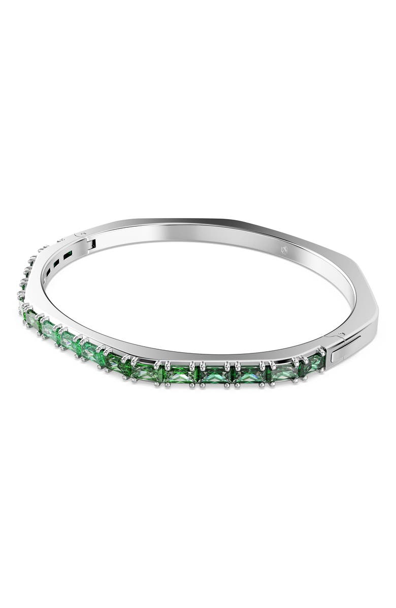 Swarovski Matrix Crystal Bangle, Alternate, color, Green