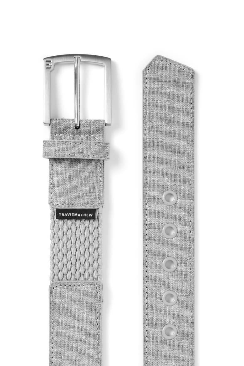 Fresh Look Woven Belt, Alternate, color, HEATHER GREY