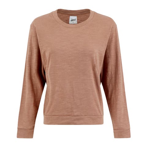 Tegan Organic Cotton Long Sleeve Pullover