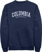 Columbia University Men's Classic Collegiate Logo Long Sleeve Crewneck Sweatshirt
