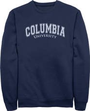 Columbia University Men's Classic Collegiate Logo Long Sleeve Crewneck Sweatshirt
