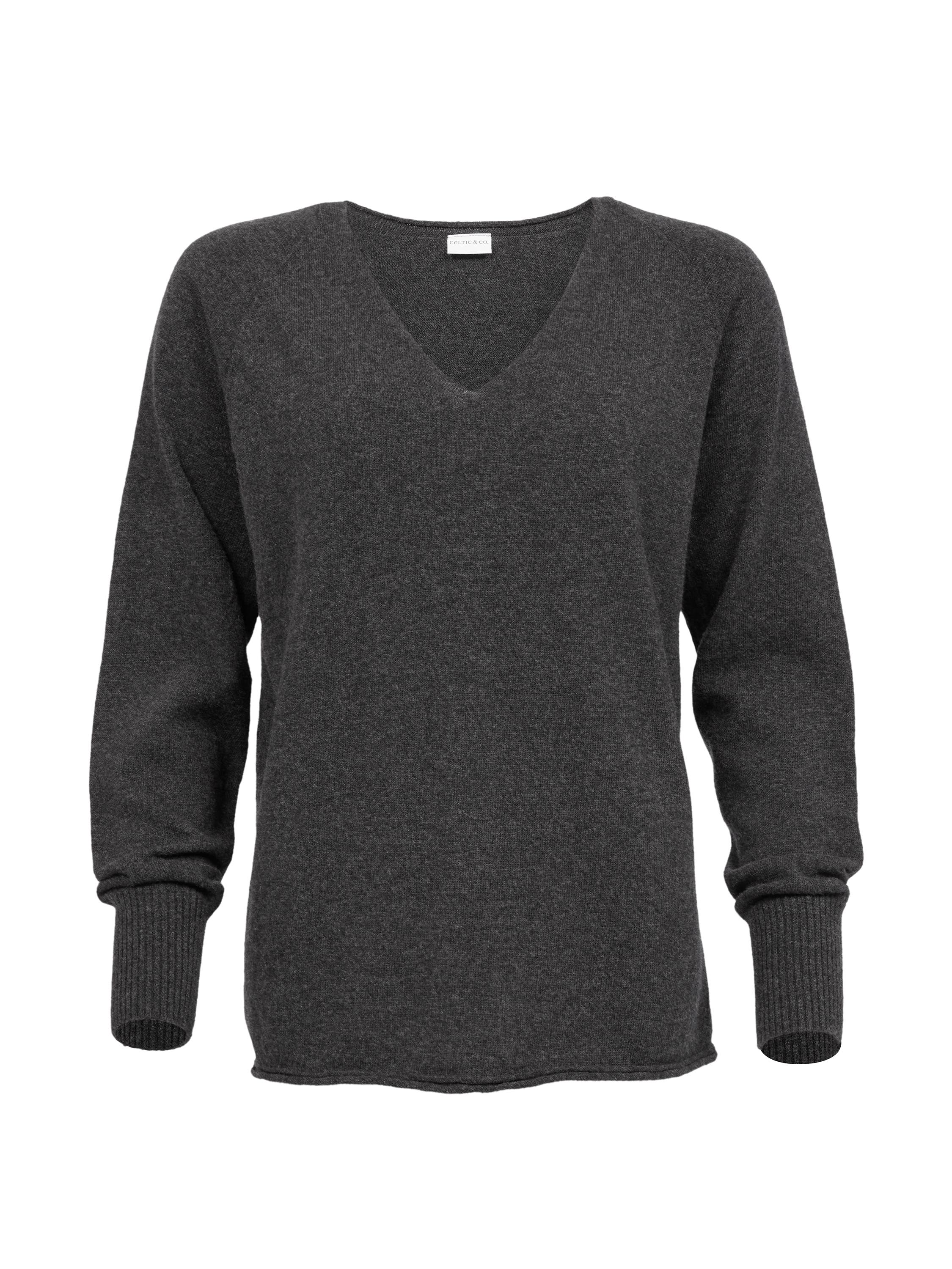Geelong Wool Slouch V-Neck Sweater - image 2
